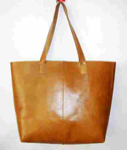 Handmade Leather Shopper Bag