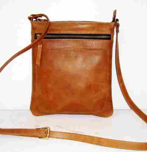Women Zipper Leather Tote Bag