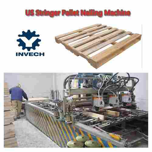 Semi-automatic Wooden Pallet Nailing Line