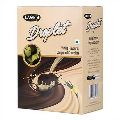 960gm Vanilla Box Droplet Vanilla Flavoured Compound Chocolates