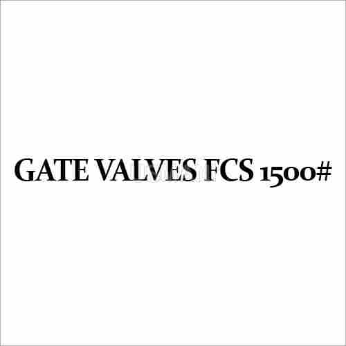 Gate Valves FCS 1500