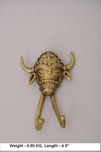 Golden Bull Head Key Hook