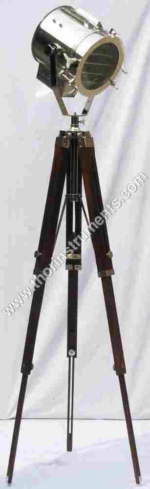 Marine Collectible Designer Maritime Spot Searchlight with Wooden tripod