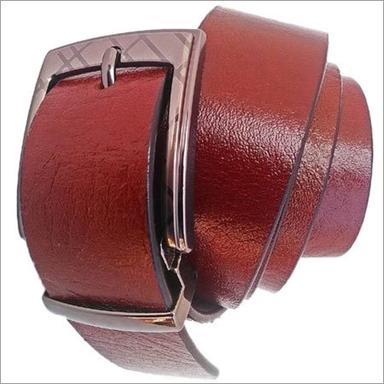 Brown Leather Belt Gender: Men