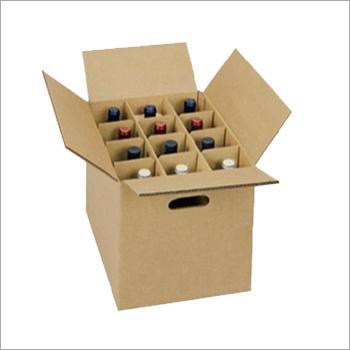 Brown Bottle Packaging Carton Box