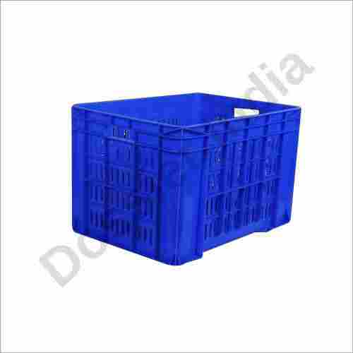 Plastic storage crates