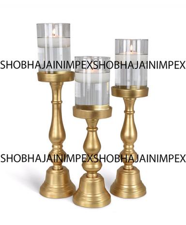 Golden Multiple Candle Holders