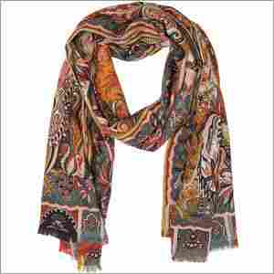 Animal Printed Wool Scarves