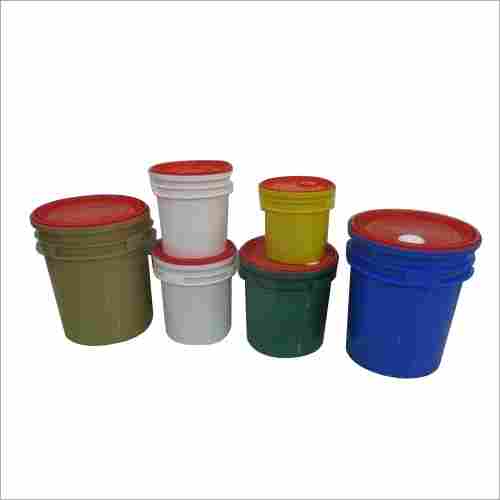 Multicolor Lubricant Oil Bucket