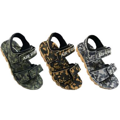 Pu Army Print Kids Sandals