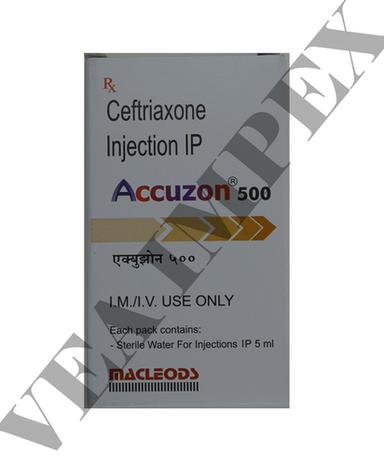 Accuzon 500 Mg(Ceftriaxone Injection) Injection