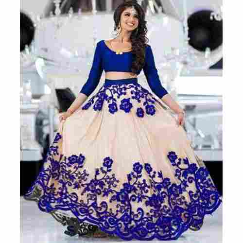 Designer net lehenga