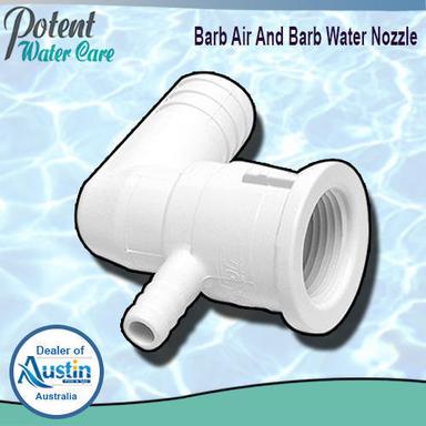 White Barb Air And Water Nozzle