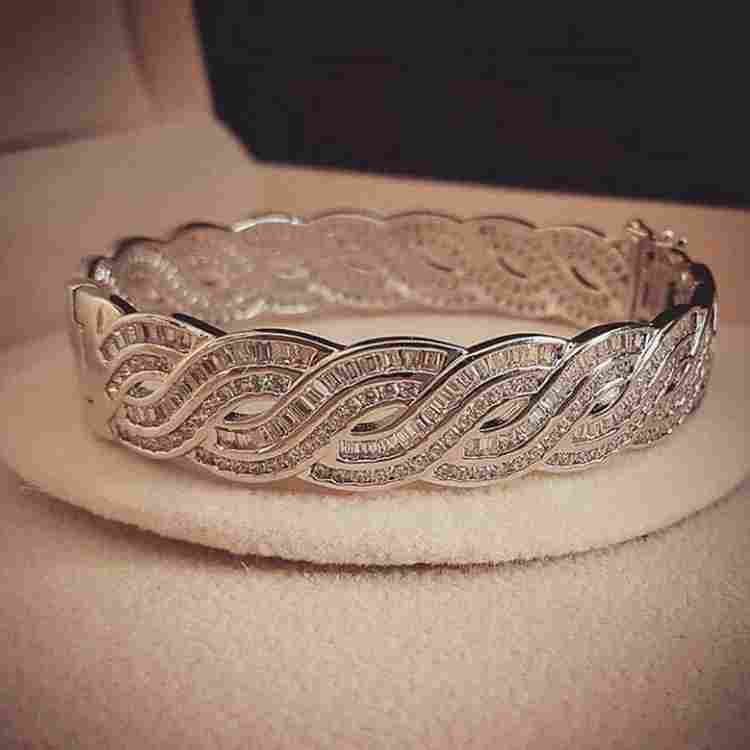 Diamond Gold Bangles