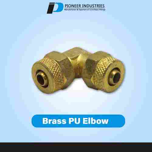 Brass Pu Elbow