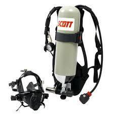 Grey And Black Self Contained Breathing Apparatus