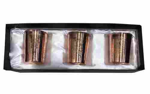 CopperKing Gift Set Embossed Glass Pack Of 3