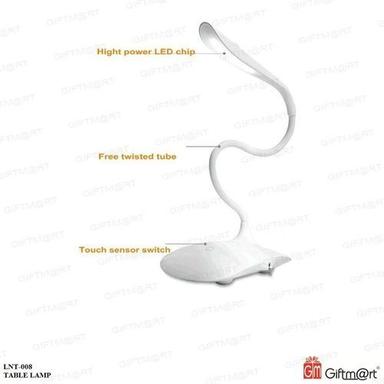 White Usb Rechargeable Led Touch Sensor Table Desk Lamp