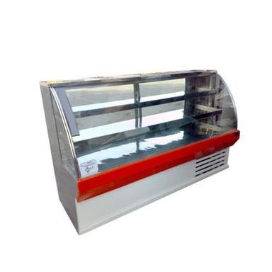 Stainless Steel Bend Glass Display Counter