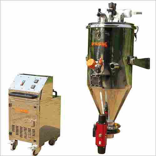 Compressed air operated vacuum loader for plastic granules