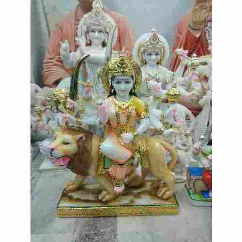 Marble Durga Idol Statue