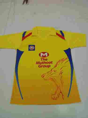 Chennai Super Kings 2018 IPL Jersey with All Logo