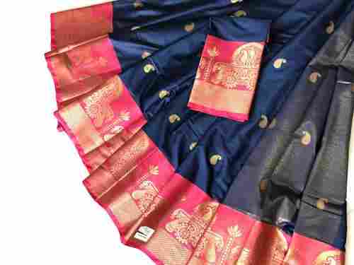 Ethnic Pure Cotton Silk Saree