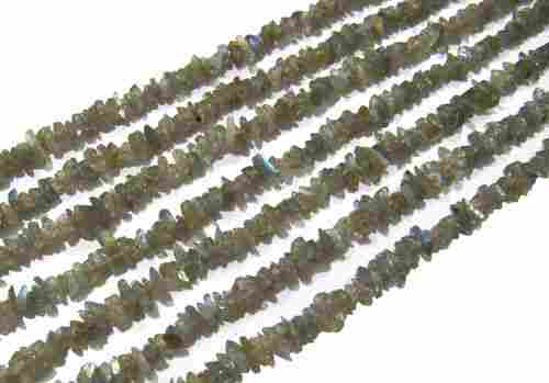 Natural Labradorite Irregular Chip Gravel Uncut Nugget  beads