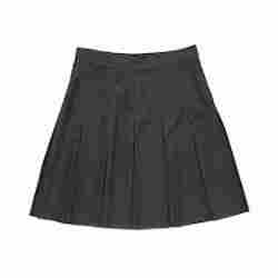 Black Plated Skirt