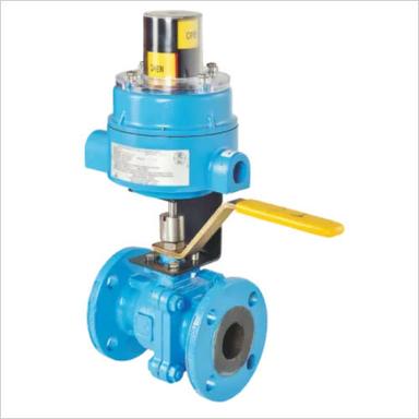 Blue Ball Valve With Limit Switch