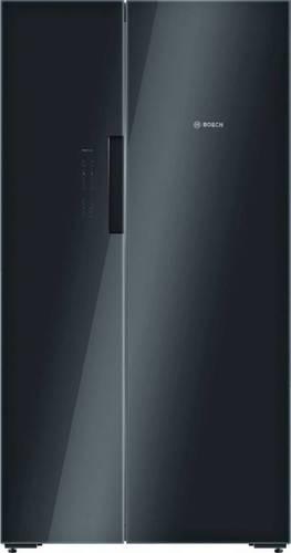 Glass Black Bosch 655 L Frost Free Side By Side Refrigerator