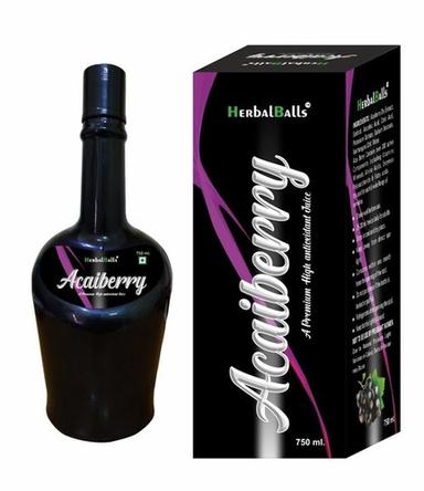 Acai Berry Herbal Juice Packaging: Plastic Bottle