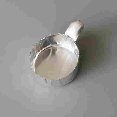 Round Micro Aluminum Weighing Boat with Handle