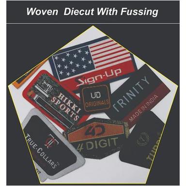 Woven Die Cut Labels Length: 1 To 3 Inch Inch (In)
