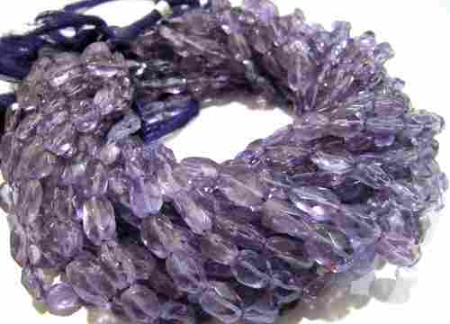 SALE Purple Amethyst Oval Faceted Beads Size 8mm to 10mm  Beads