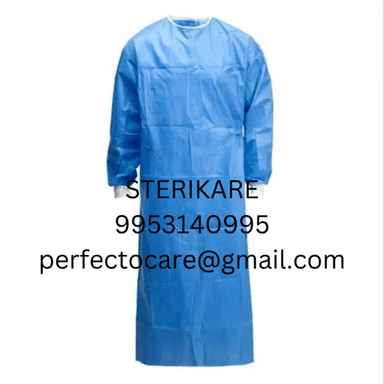Sky Blue Hospital Patient Gown