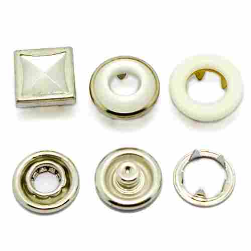 Square Pearl Prong Snap Button