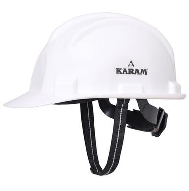 White Karam Helmet With Ratchet-Type