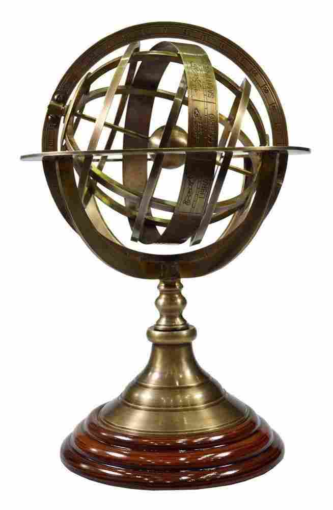 Armillary Sphere Large Armillary Sundial Nautical Marine DACcor Gift