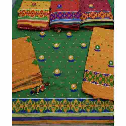 Heavy Embroidery Bandhej Salwar Material