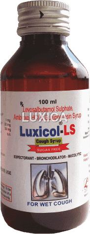 Levosalbutamol Ambroxol & Guaiphenesin Syrup
