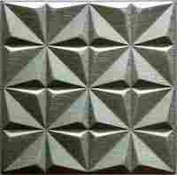 Silfra Leather Panel Metallic Beige