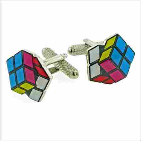 Cube Cufflink