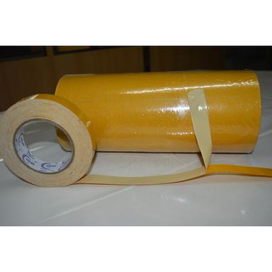 Yellow Double Sided Cotton Tapes