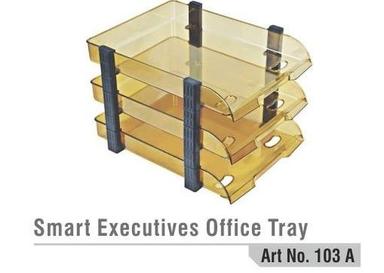 Smoke Grey Executive Office File Tray
