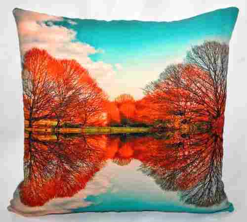 Tree & Sky Printed Cushion Cover