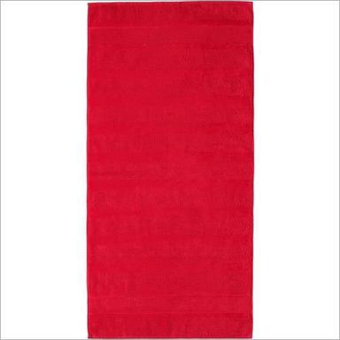 Red Jacquard Beach Towel