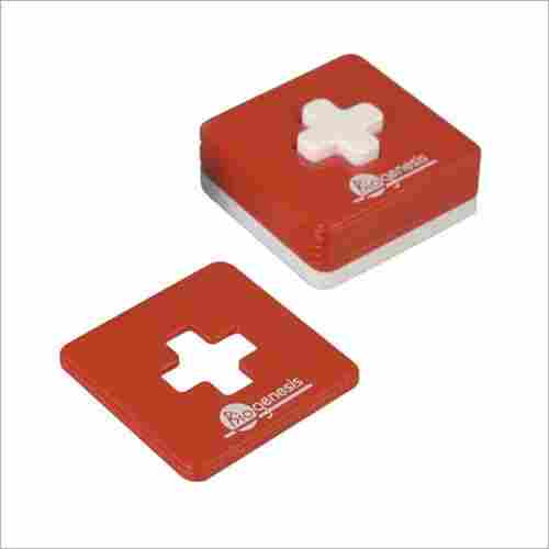 Red Cross Coaster Set Of 6