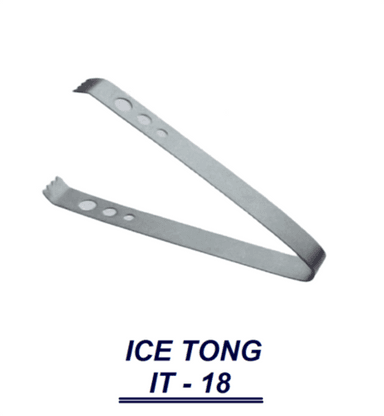 Silver Ss Ice Tong