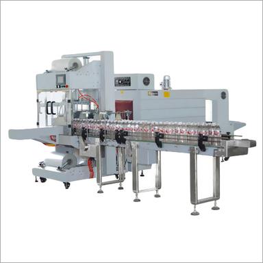 White Automatic Tunnel Pusher Sleeve Wrapper Machine